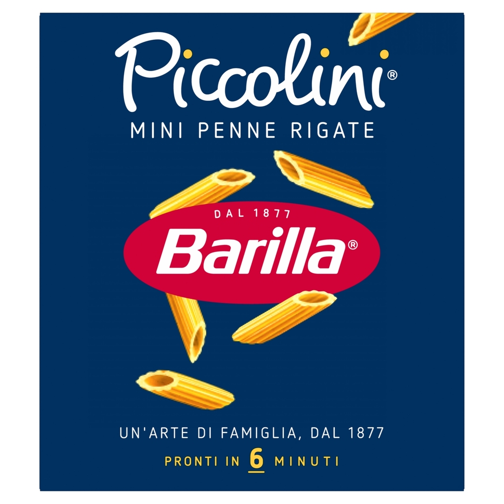 Barilla Pasta Piccolini Mini Penne Rigate 100% grano italiano 500 g