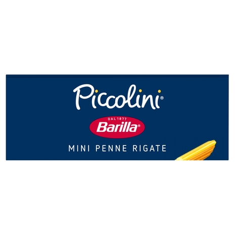 Barilla Pasta Piccolini Mini Penne Rigate 100% grano italiano 500 g