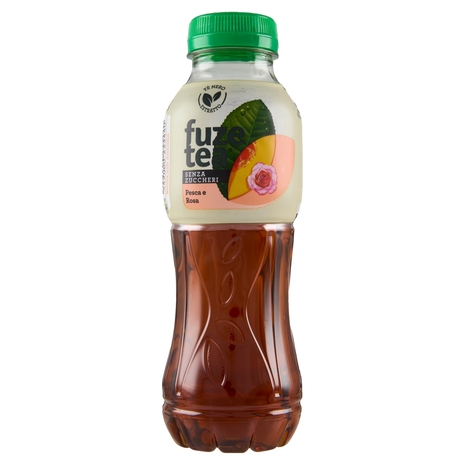 FUZE TEA Senza Zuccheri, Tè Nero Pesca con una nota di Rosa PET 400ml