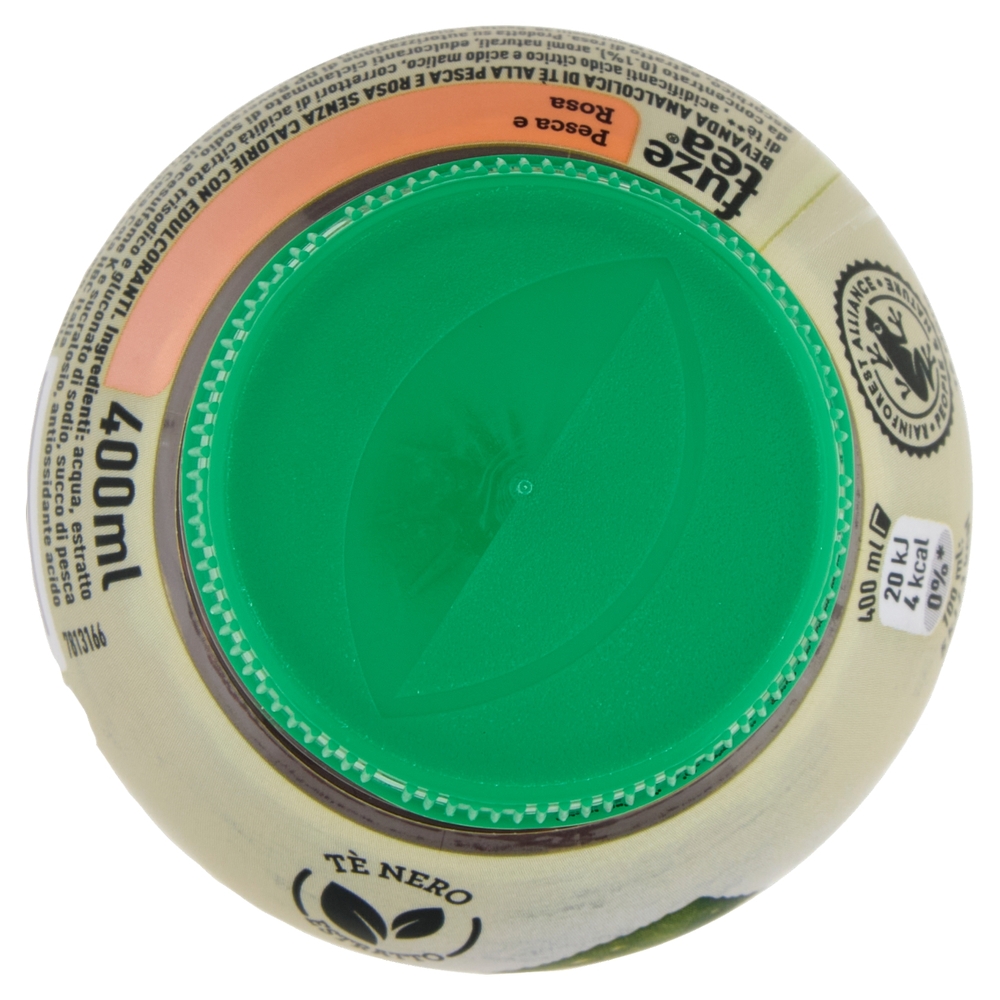 FUZE TEA Senza Zuccheri, Tè Nero Pesca con una nota di Rosa PET 400ml