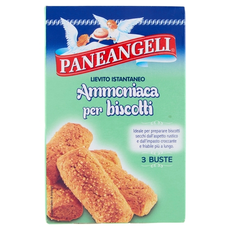 PANEANGELI Lievito Istantaneo Ammoniaca per biscotti 3 x 9 g