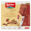 Loacker Patisserie Snack Wafer Crème Noisette con nocciole ricoperti di cioccolato al latte 3 x 21 g