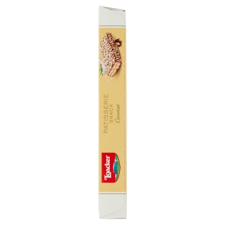 Loacker Patisserie Snack Wafer Coconut con crema al cocco ricoperti di cioccolato al latte  3 x 21 g