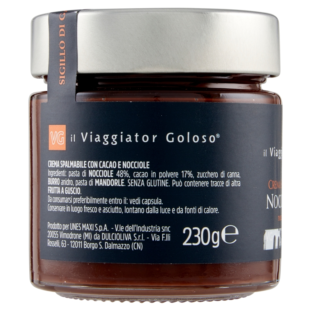 Crema Spalmabile alle Nocciole 48% Il Viaggiator Goloso