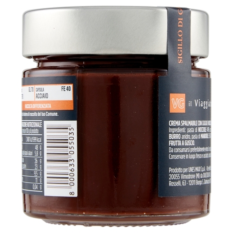 Crema Spalmabile alle Nocciole 48% Il Viaggiator Goloso