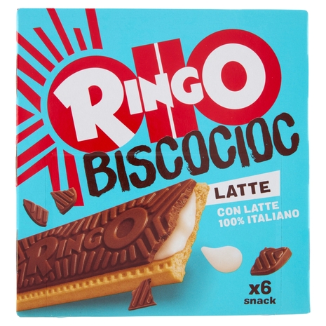 Ringo Snack Bisco Cioc con Latte Italiano 162g
