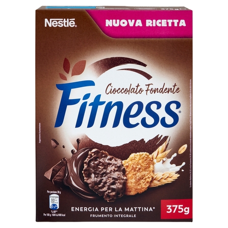 FITNESS Cioccolato Fondente Cereali Integrali con Fiocchi al Cioccolato 375 g