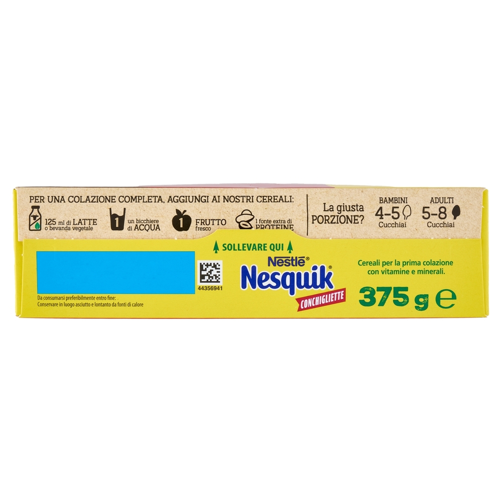 NESQUIK Choco Waves Barchette con cereali integrali e cacao 375 g