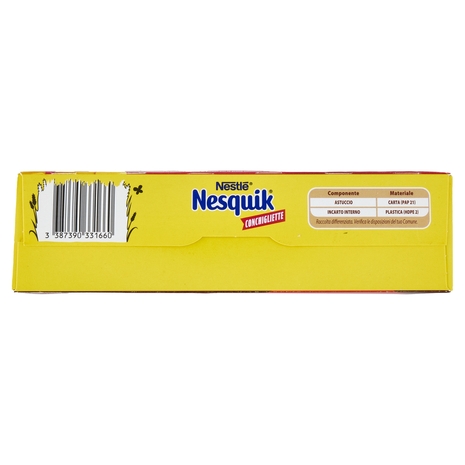 NESQUIK Choco Waves Barchette con cereali integrali e cacao 375 g