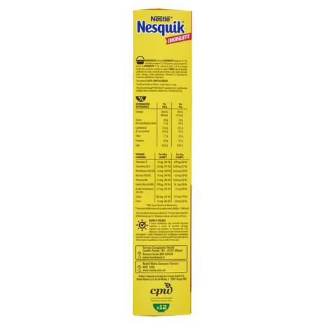 NESQUIK Choco Waves Barchette con cereali integrali e cacao 375 g
