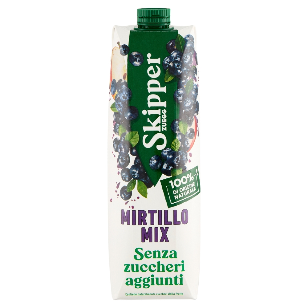 Zuegg Skipper Mirtillo Mix Senza zuccheri aggiunti 1000 ml