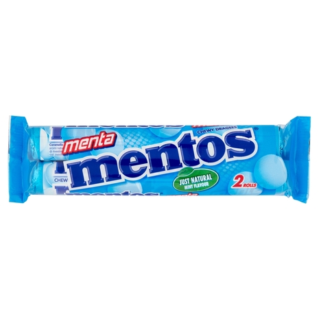 mentos Chewy Dragees menta 2 x 38 g