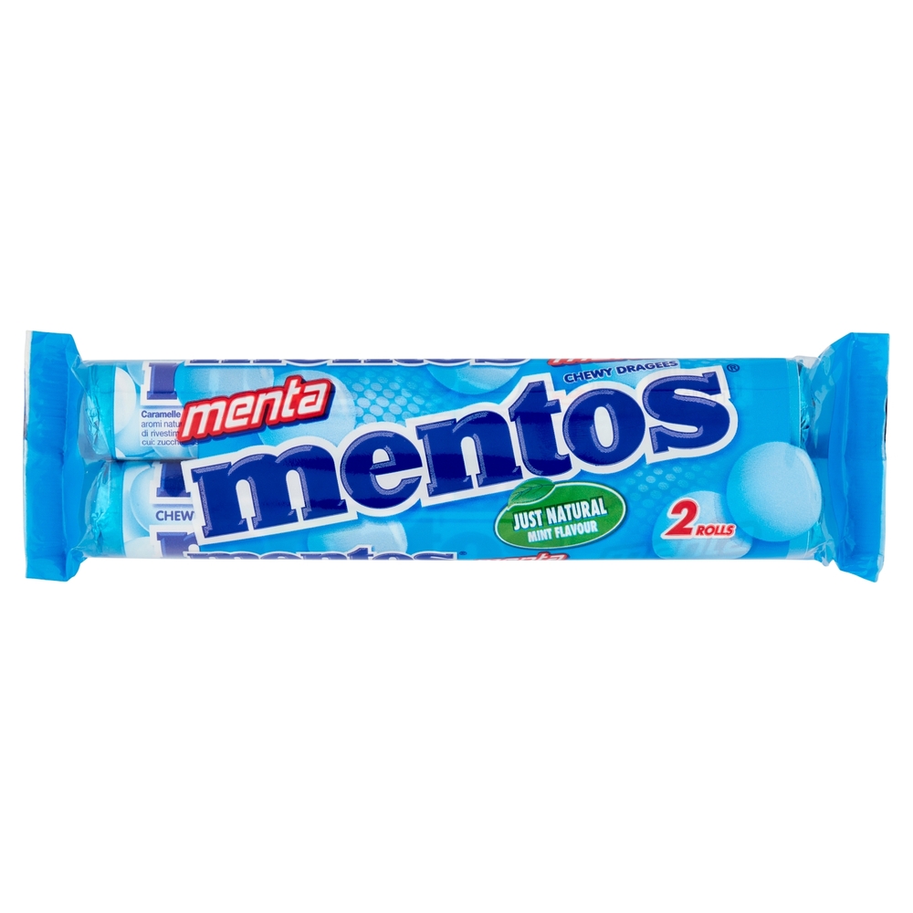mentos Chewy Dragees menta 2 x 38 g