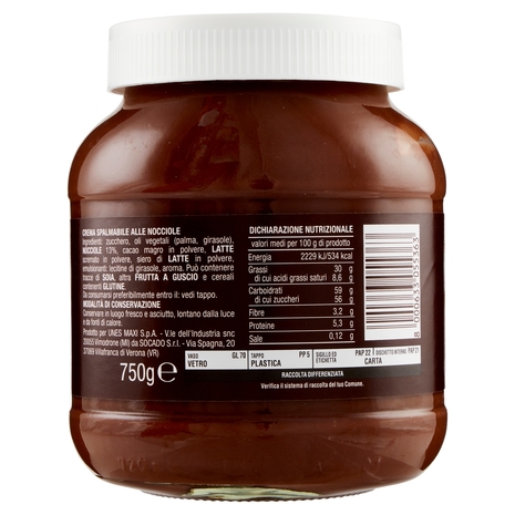 Crema Spalmabile alle Nocciole U! Confronta e Risparmia