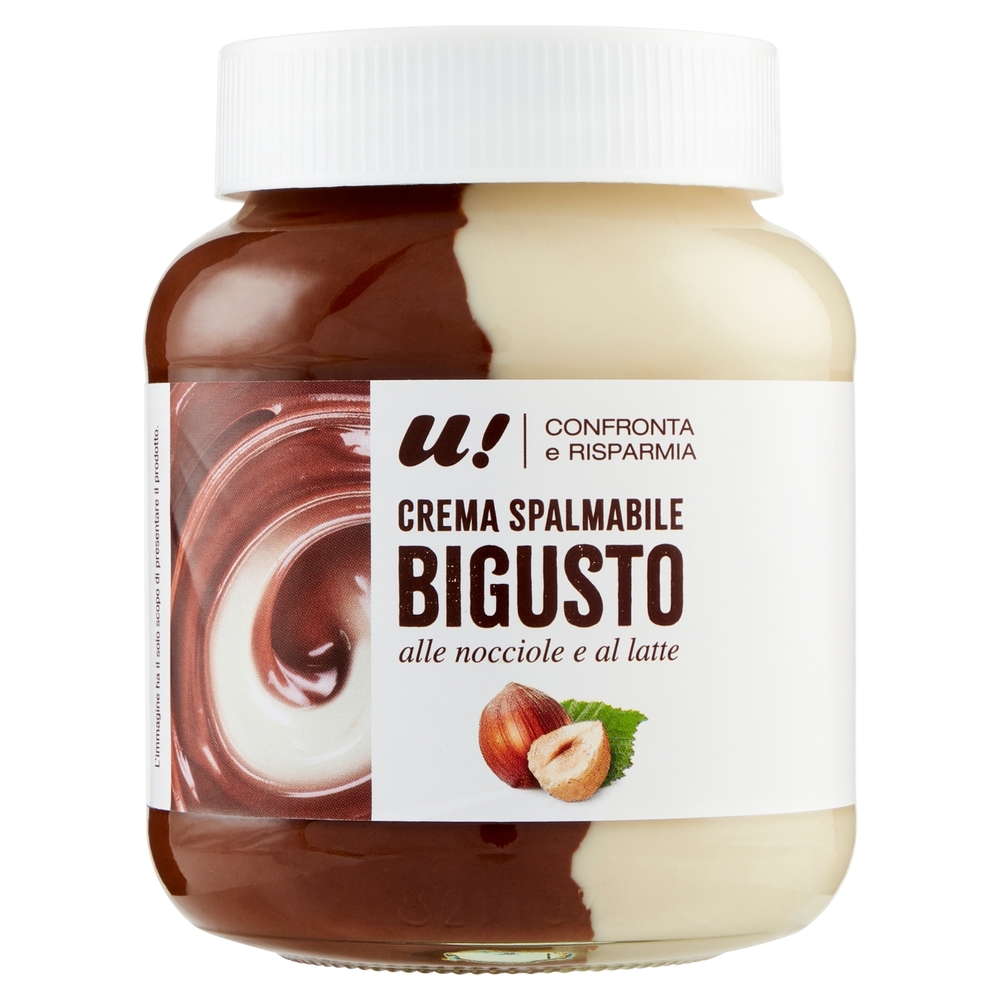 Crema Spalmabile Bigusto alle Nocciole e al Latte U! Confronta e Risparmia