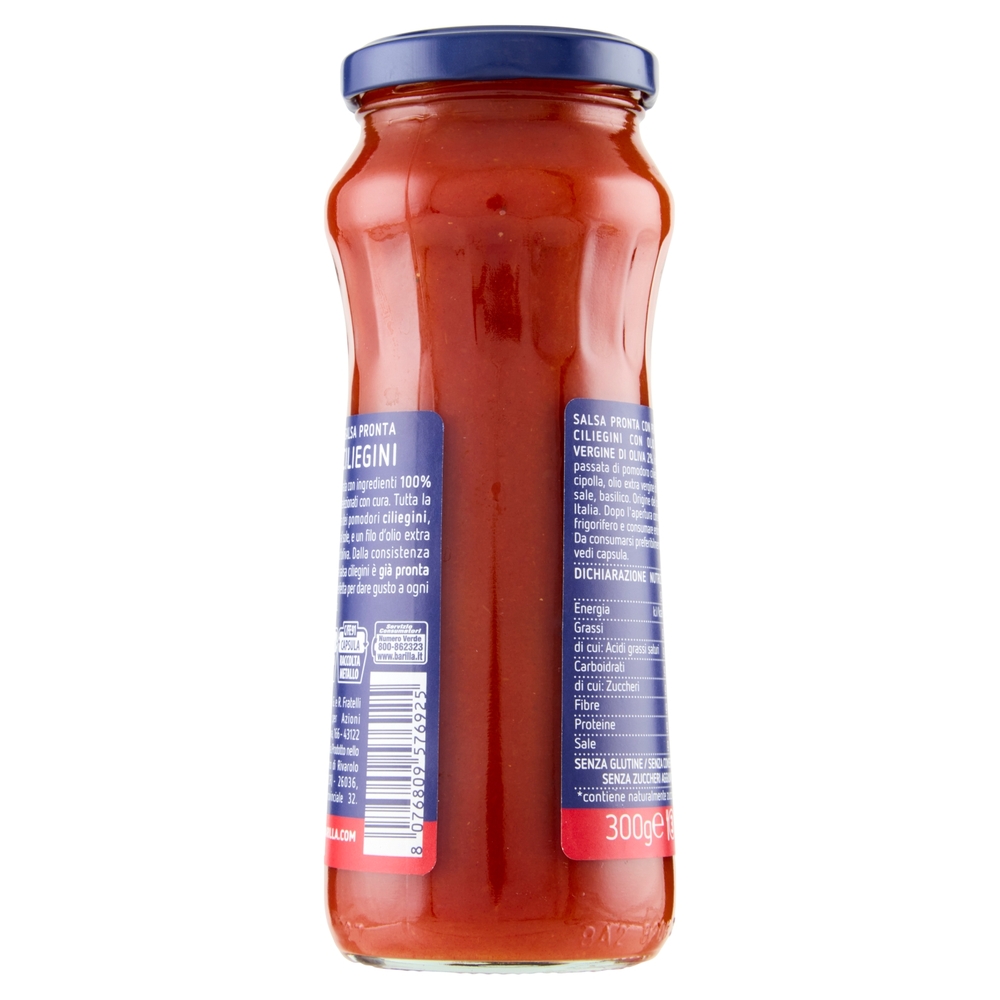 Barilla Salsa Pronta Ciliegini 100% ingredienti italiani 300g