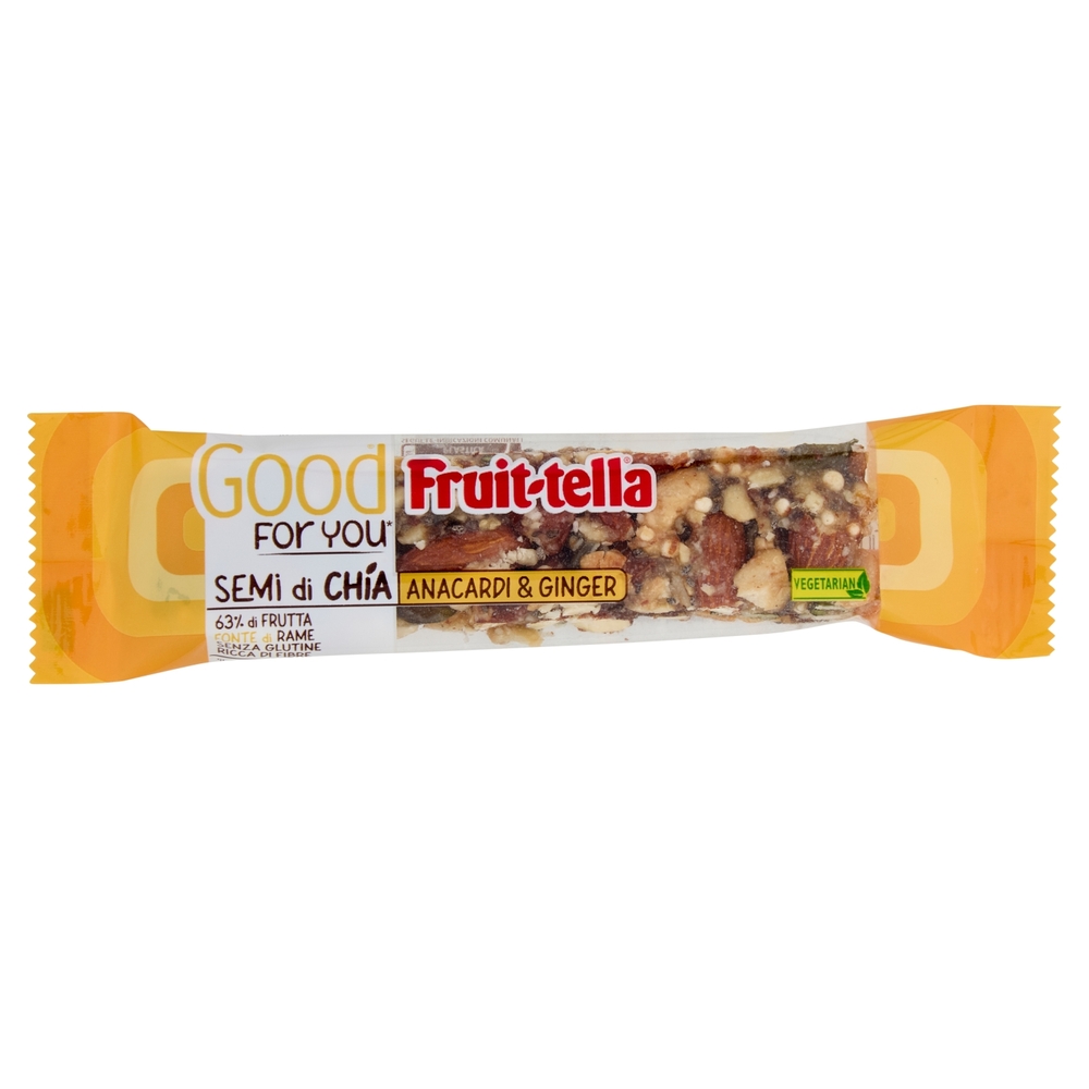Fruit-tella Good For You* Semi di Chia Anacardi & Ginger 36 g