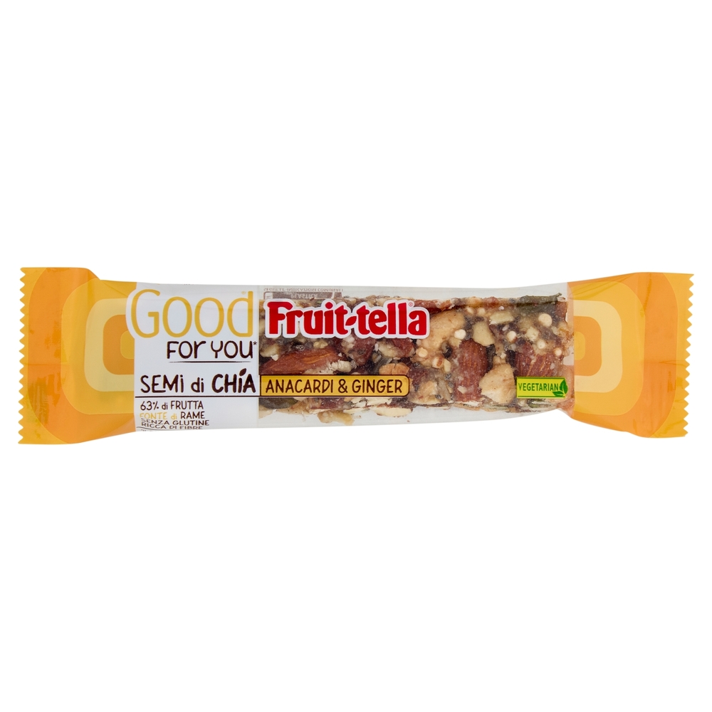 Fruit-tella Good For You* Semi di Chia Anacardi & Ginger 36 g