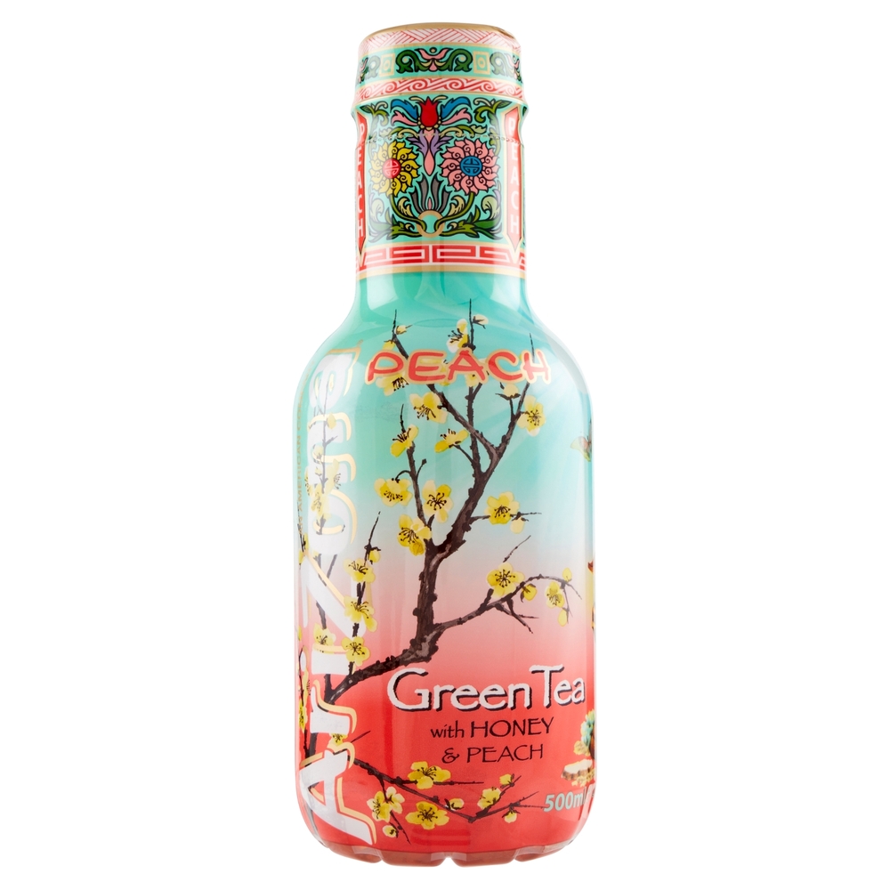AriZona Green Tea with Honey & Peach 500 ml
