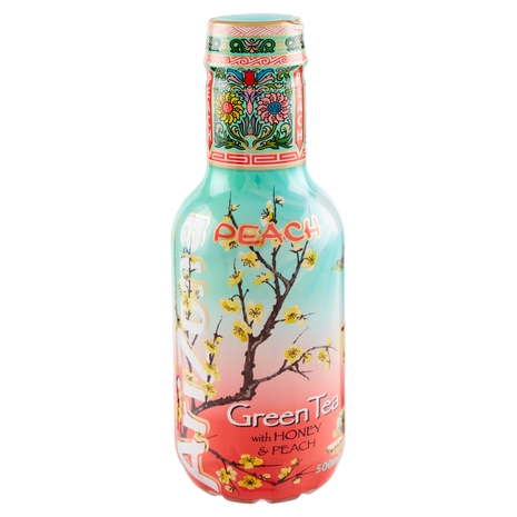 AriZona Green Tea with Honey & Peach 500 ml