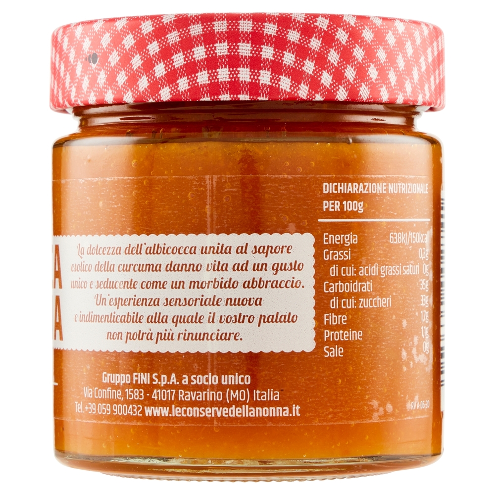 Le Conserve della Nonna Albicocca Curcuma 210 g