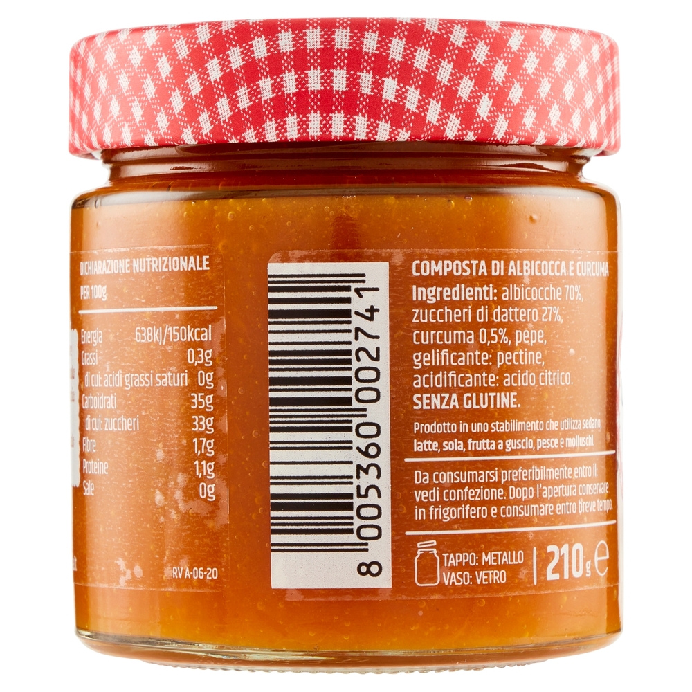 Le Conserve della Nonna Albicocca Curcuma 210 g