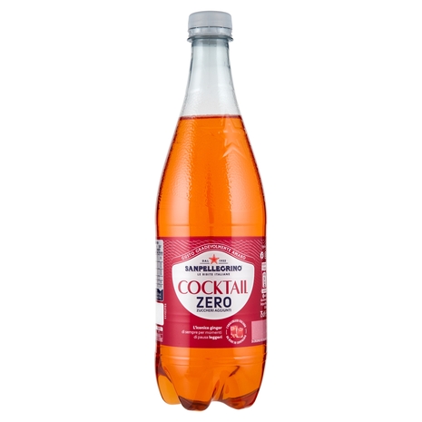 BIBITE SANPELLEGRINO, Bevande Gassate, Cocktail Zero, Pet 75cl
