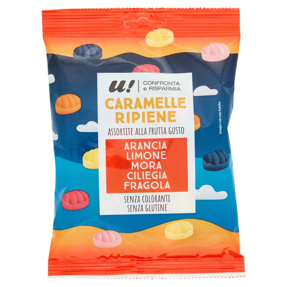 Caramelle Ripiene Assortite alla Frutta U! Confronta e Risparmia