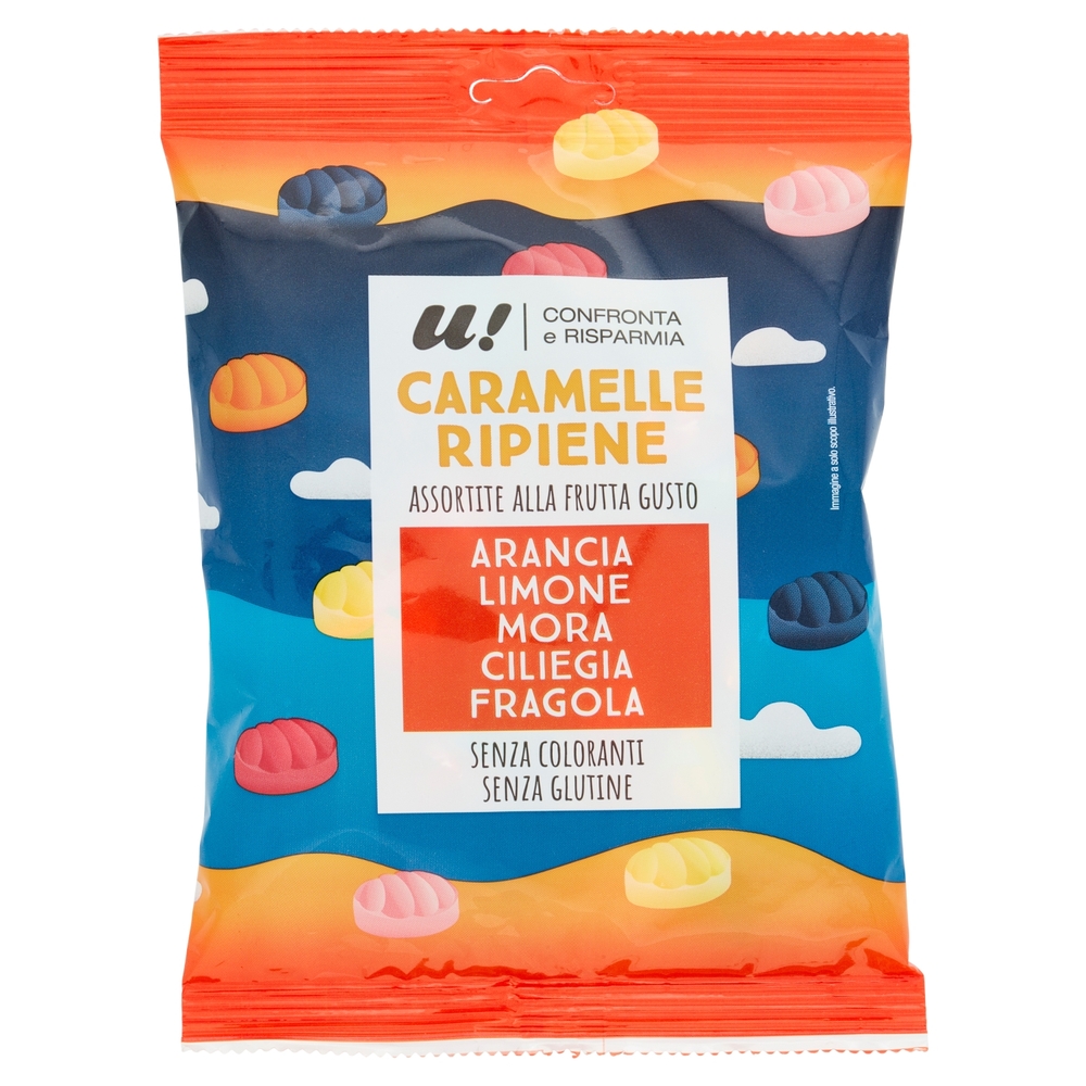 Caramelle Ripiene Assortite alla Frutta U! Confronta e Risparmia