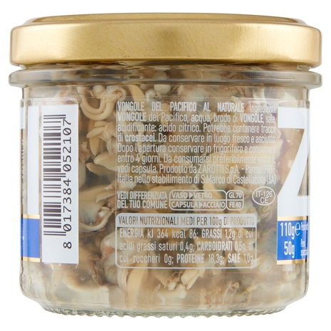 Zarotti Sì Chef Vongole al Naturale 110 g