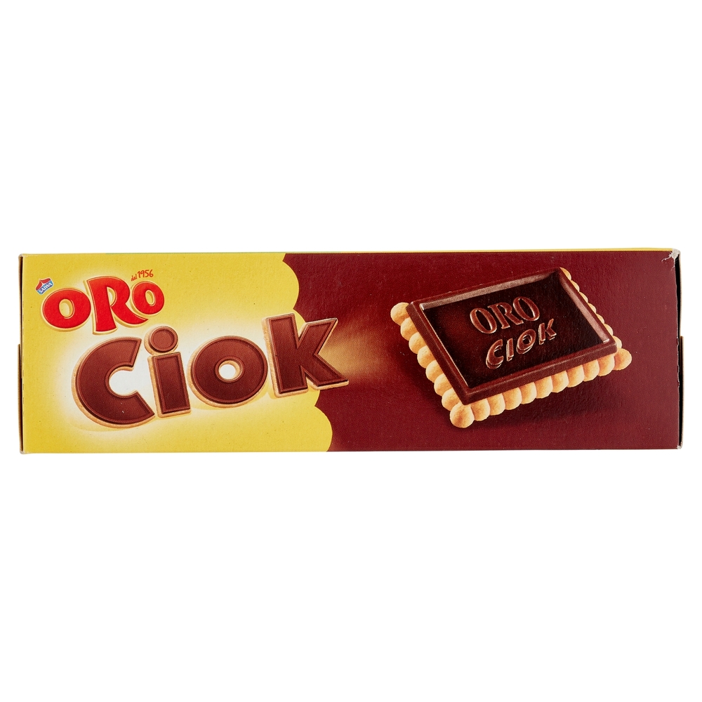 Oro Ciok biscotto con Tavoletta di Cioccolato fondente - 8 x 25 g