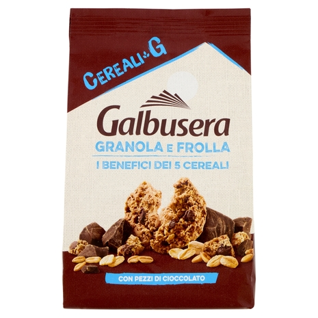 Galbusera Cereali G Granola e Frolla con Pezzi di Cioccolato 300 g