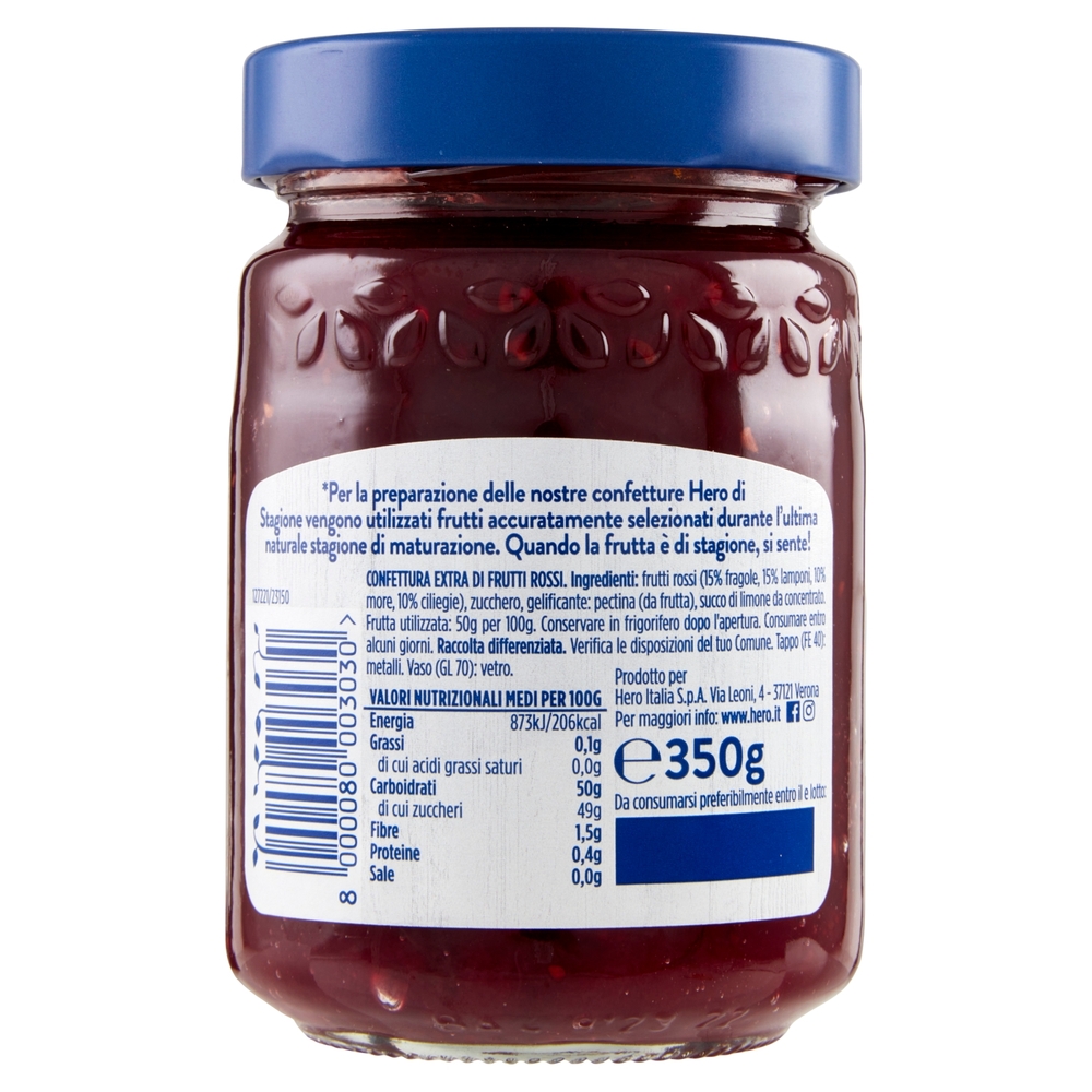 Hero Frutti Rossi di Stagione* Confettura Extra 350 g