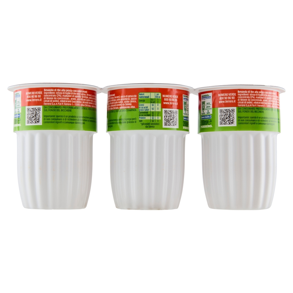 Estathé zero pesca 3 x 200 ml