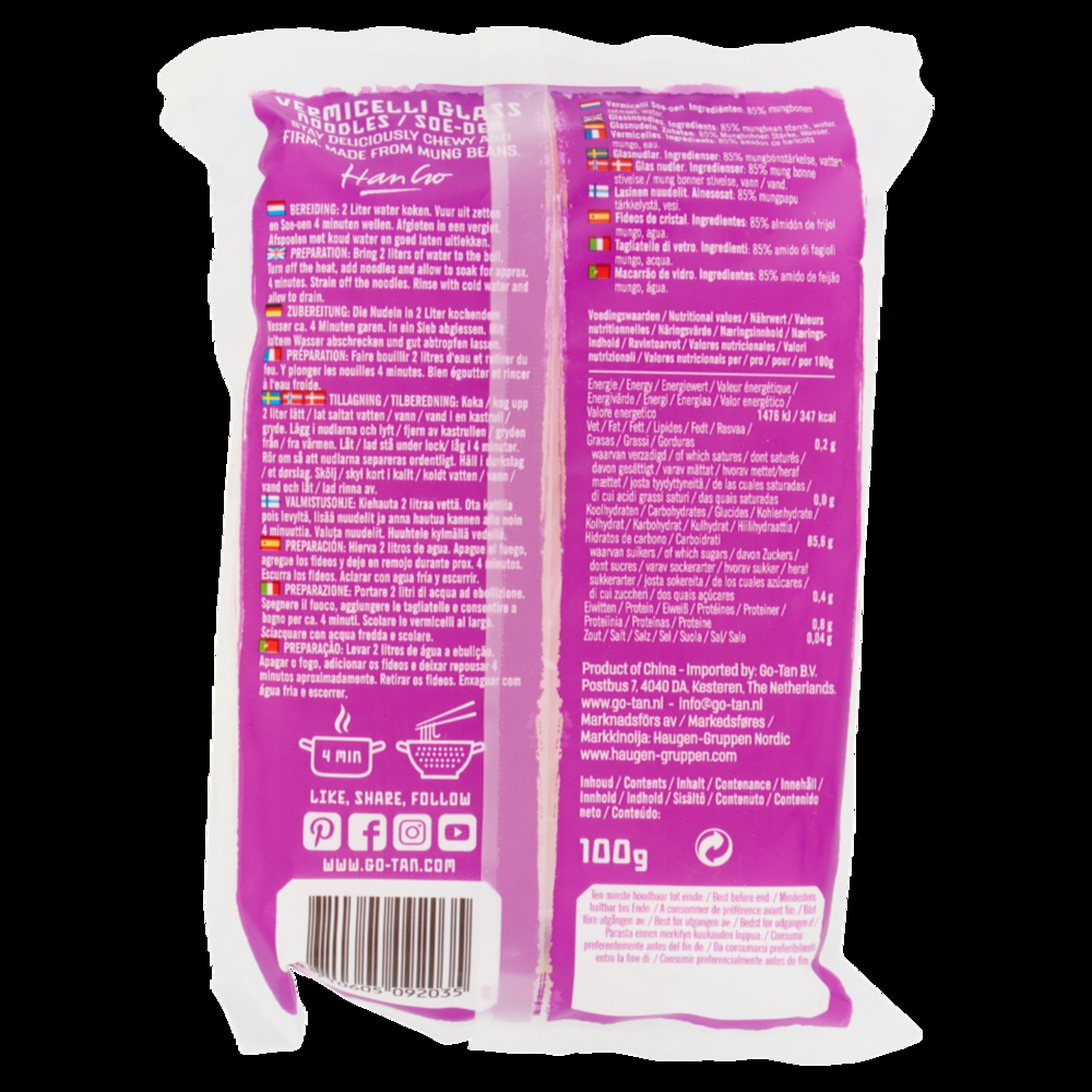 Go-Tan Vermicelli Glass Noodles 100 g