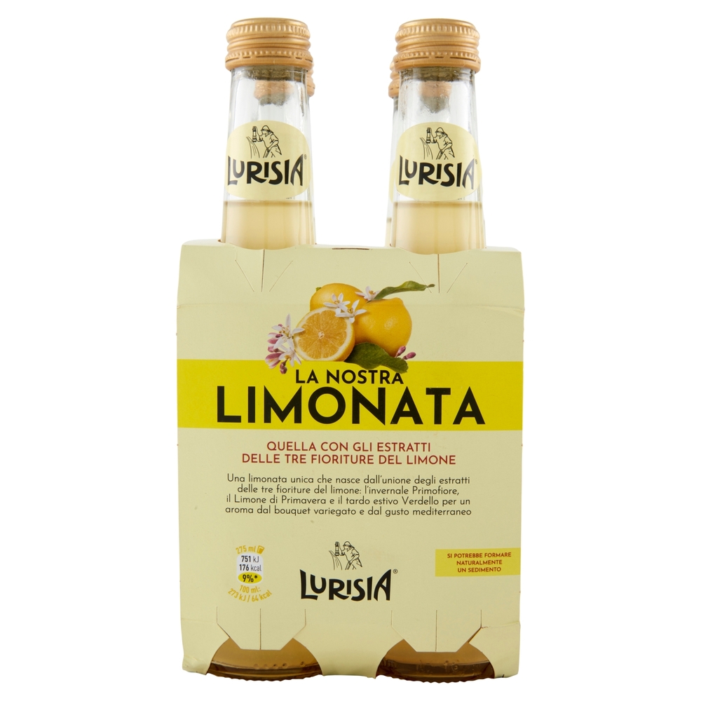 Lurisia la Nostra Limonata confezione 4 x 275 ml