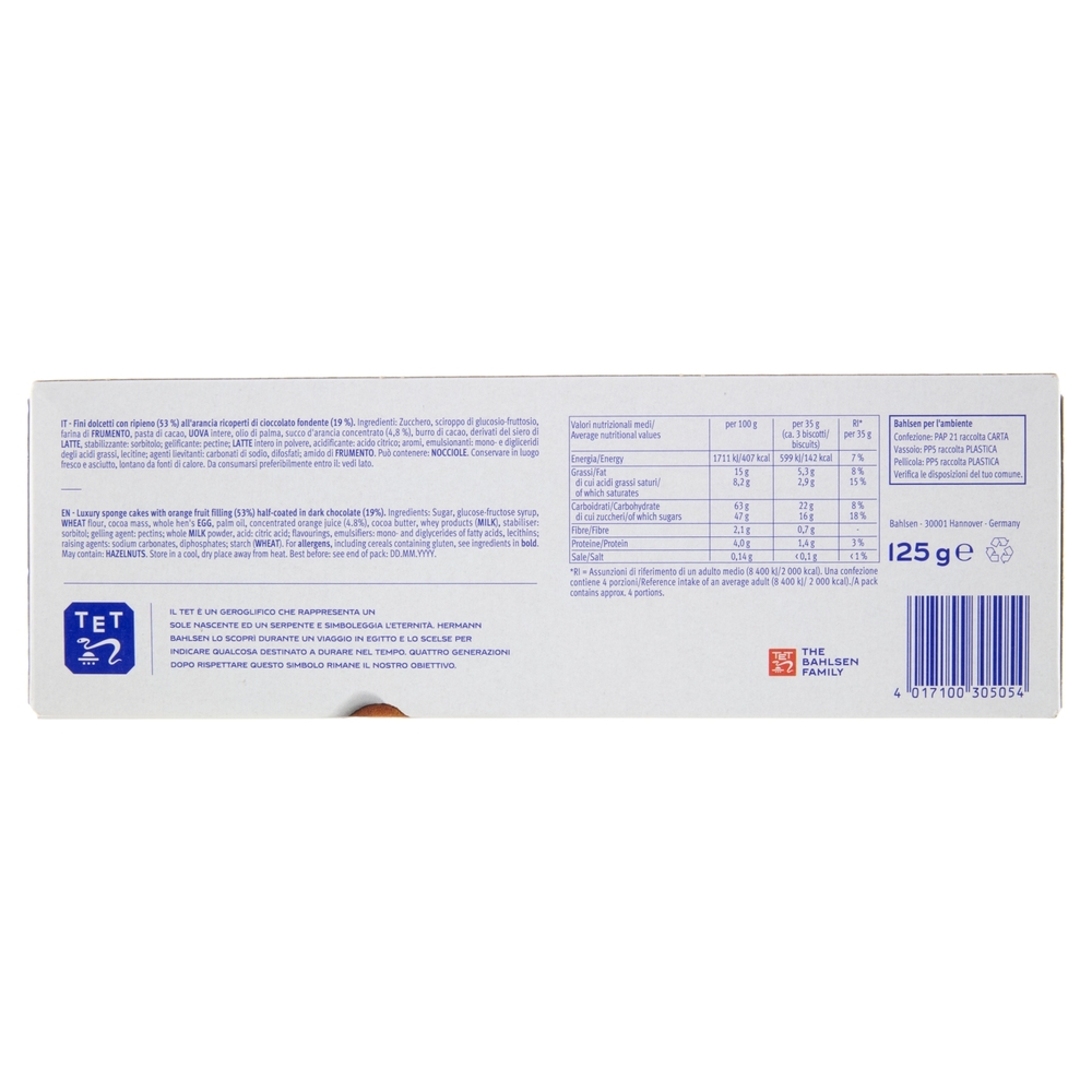 Bahlsen Messino Fondente 125 g