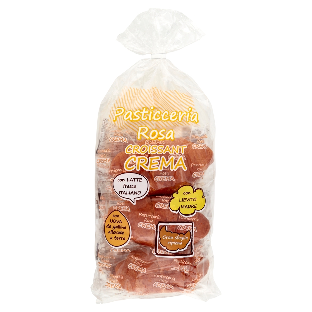 Pasticceria Rosa Croissant Crema 6 x 60 g