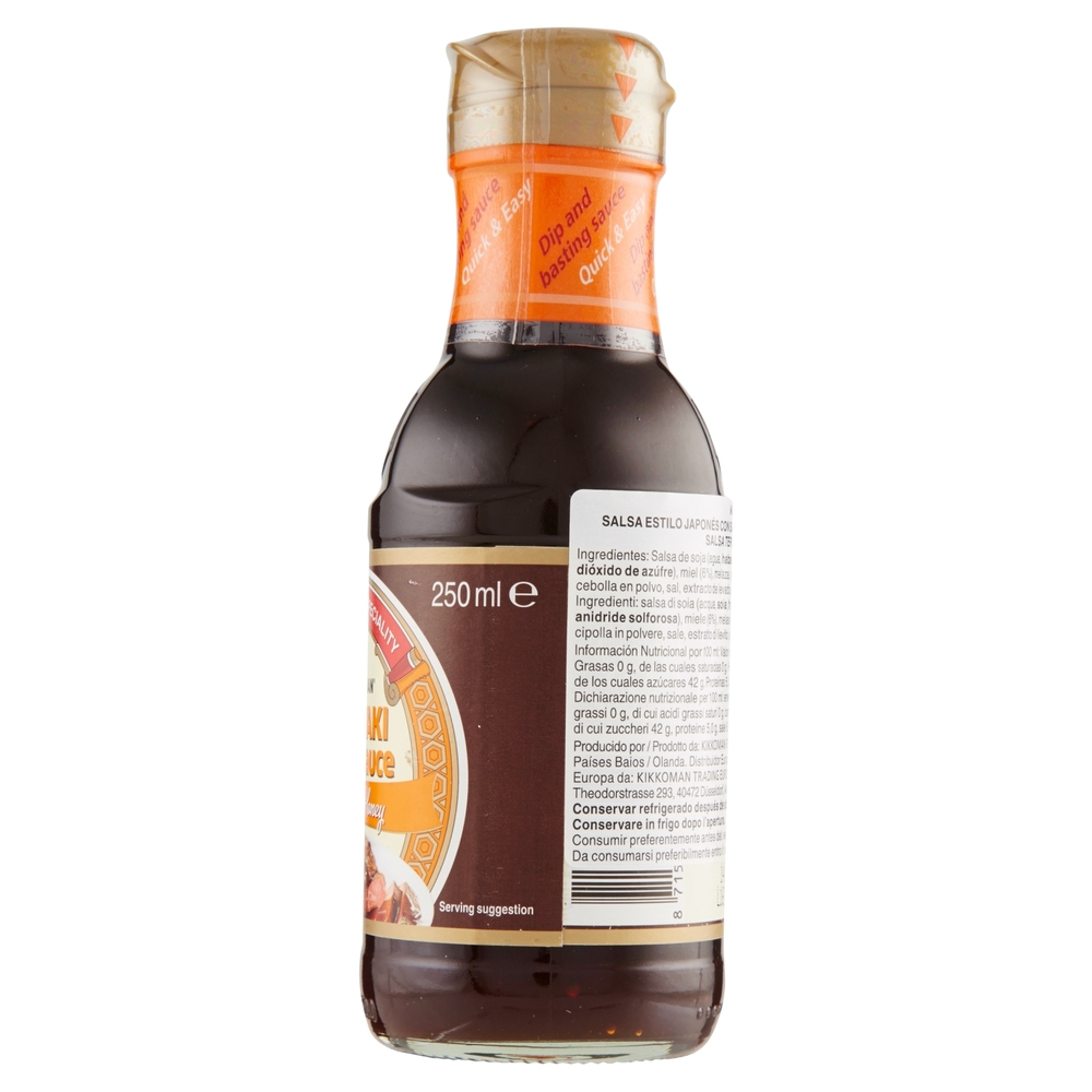 Kikkoman Teriyaki BBQ-Sauce with Honey 250 ml