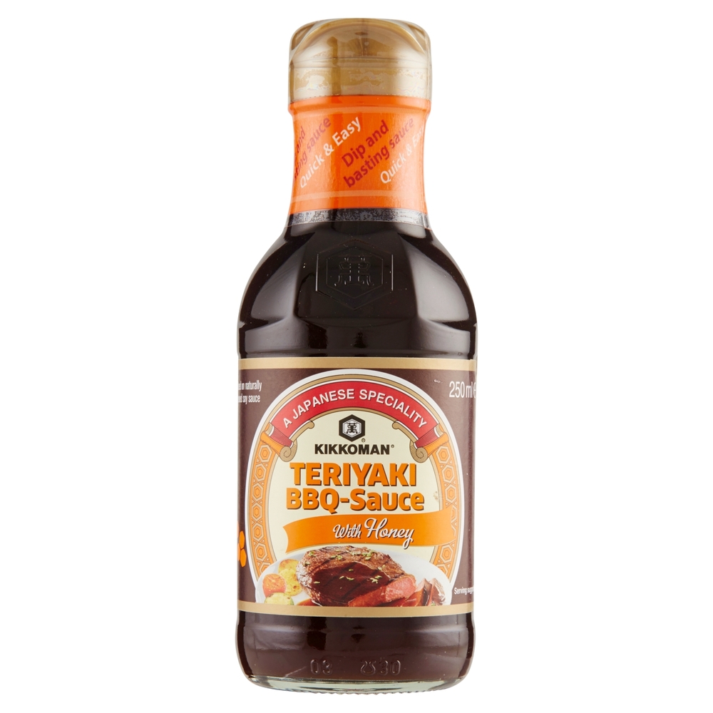 Kikkoman Teriyaki BBQ-Sauce with Honey 250 ml