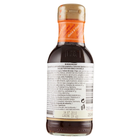 Kikkoman Teriyaki BBQ-Sauce with Honey 250 ml