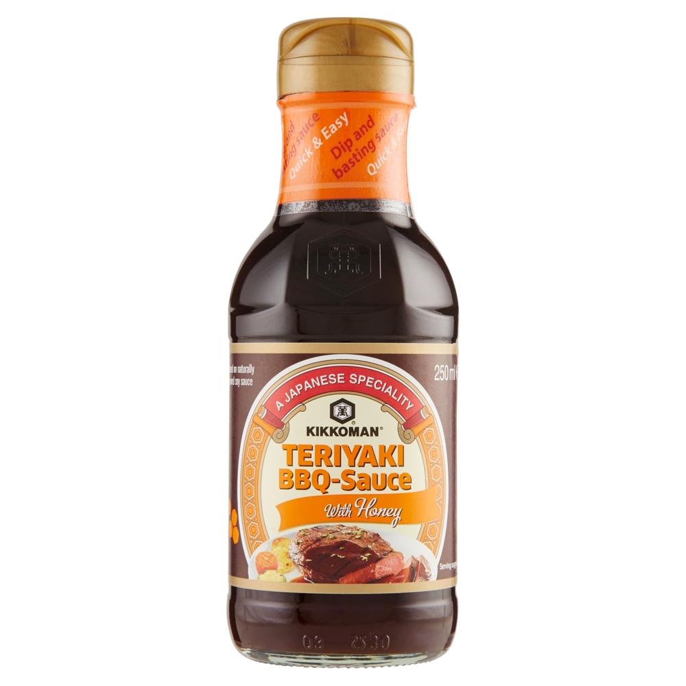 Kikkoman Teriyaki BBQ-Sauce with Honey 250 ml