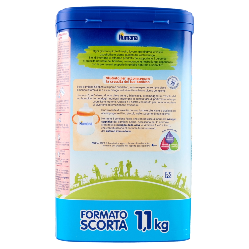 Humana Probalance Piccoli Eroi 3 Latte di crescita 1100 g