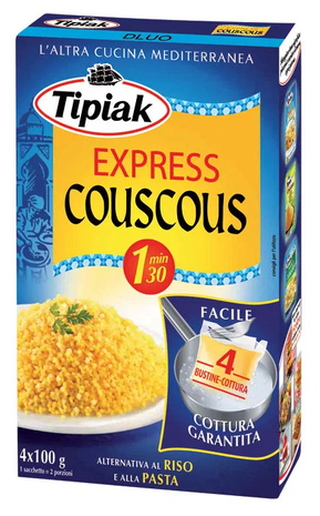 Tipiak Couscous Bustine-cottura 4 x 100 g