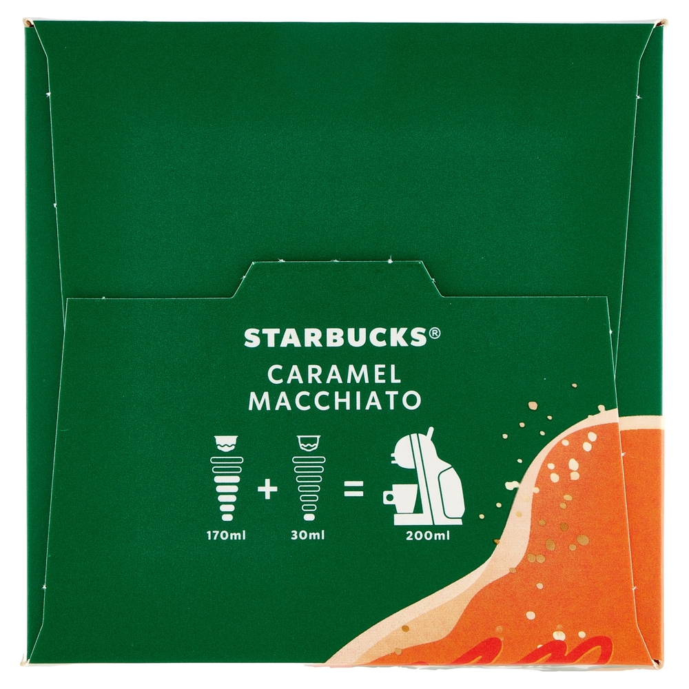 STARBUCKS Caramel Macchiato by Nescafé Dolce Gusto Latte Macchiato al caramello 12 capsule 127,8 g