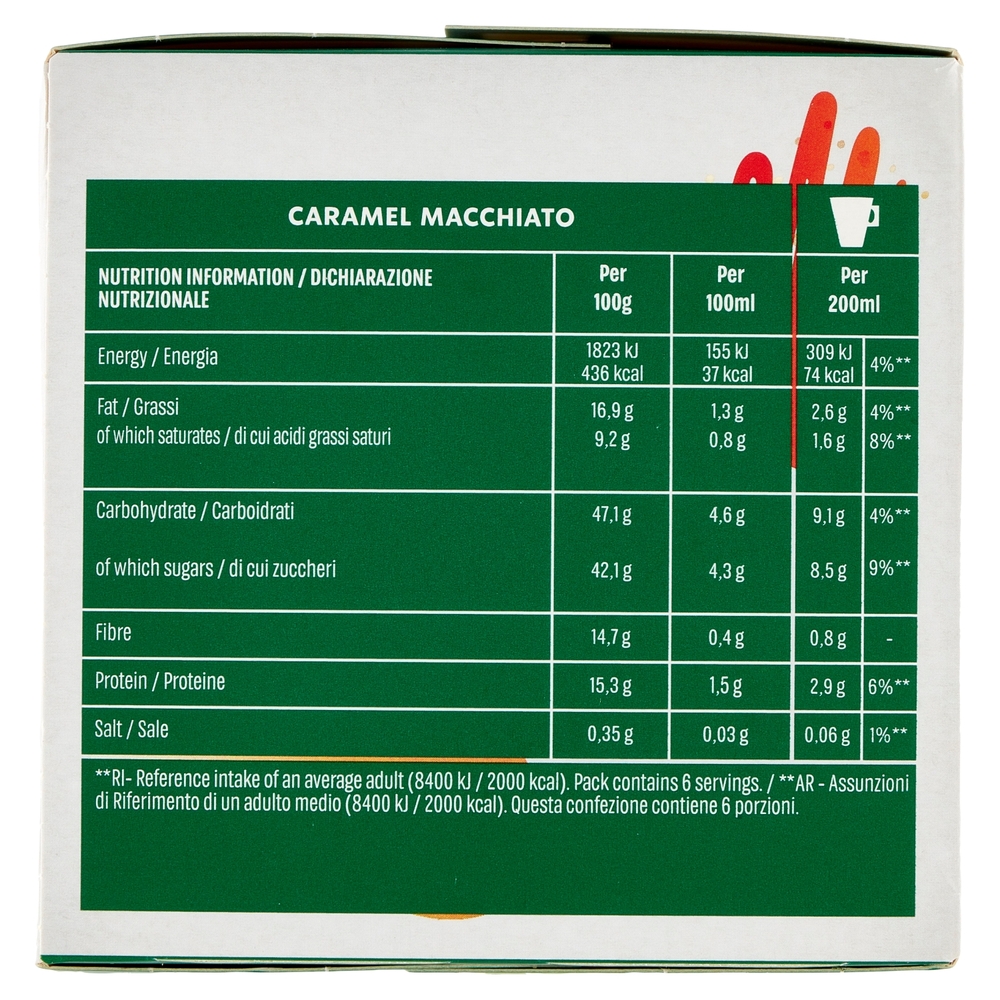 STARBUCKS Caramel Macchiato by Nescafé Dolce Gusto Latte Macchiato al caramello 12 capsule 127,8 g