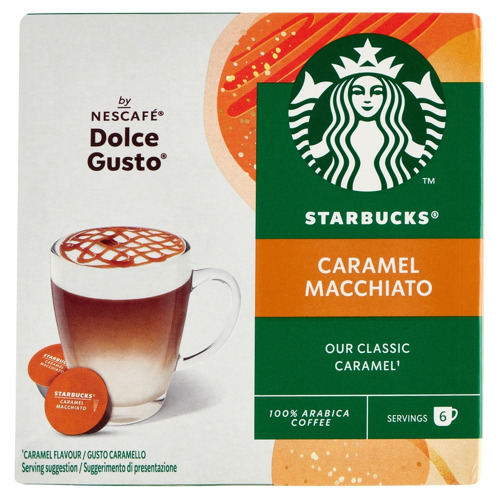 STARBUCKS Caramel Macchiato by Nescafé Dolce Gusto Latte Macchiato al caramello 12 capsule 127,8 g