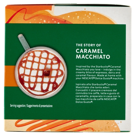 STARBUCKS Caramel Macchiato by Nescafé Dolce Gusto Latte Macchiato al caramello 12 capsule 127,8 g