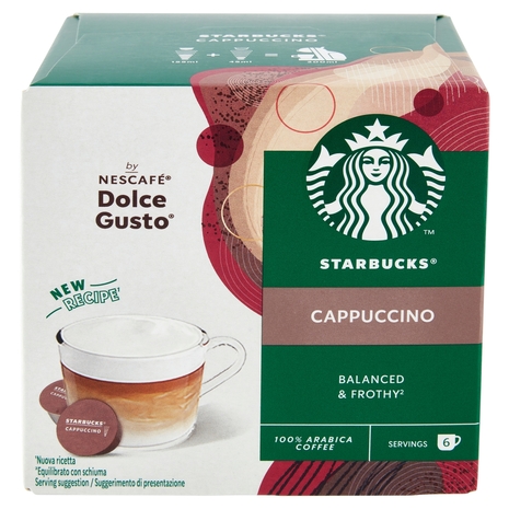 STARBUCKS Cappuccino by Nescafé Dolce Gusto Cappuccino 12 capsule 120 g