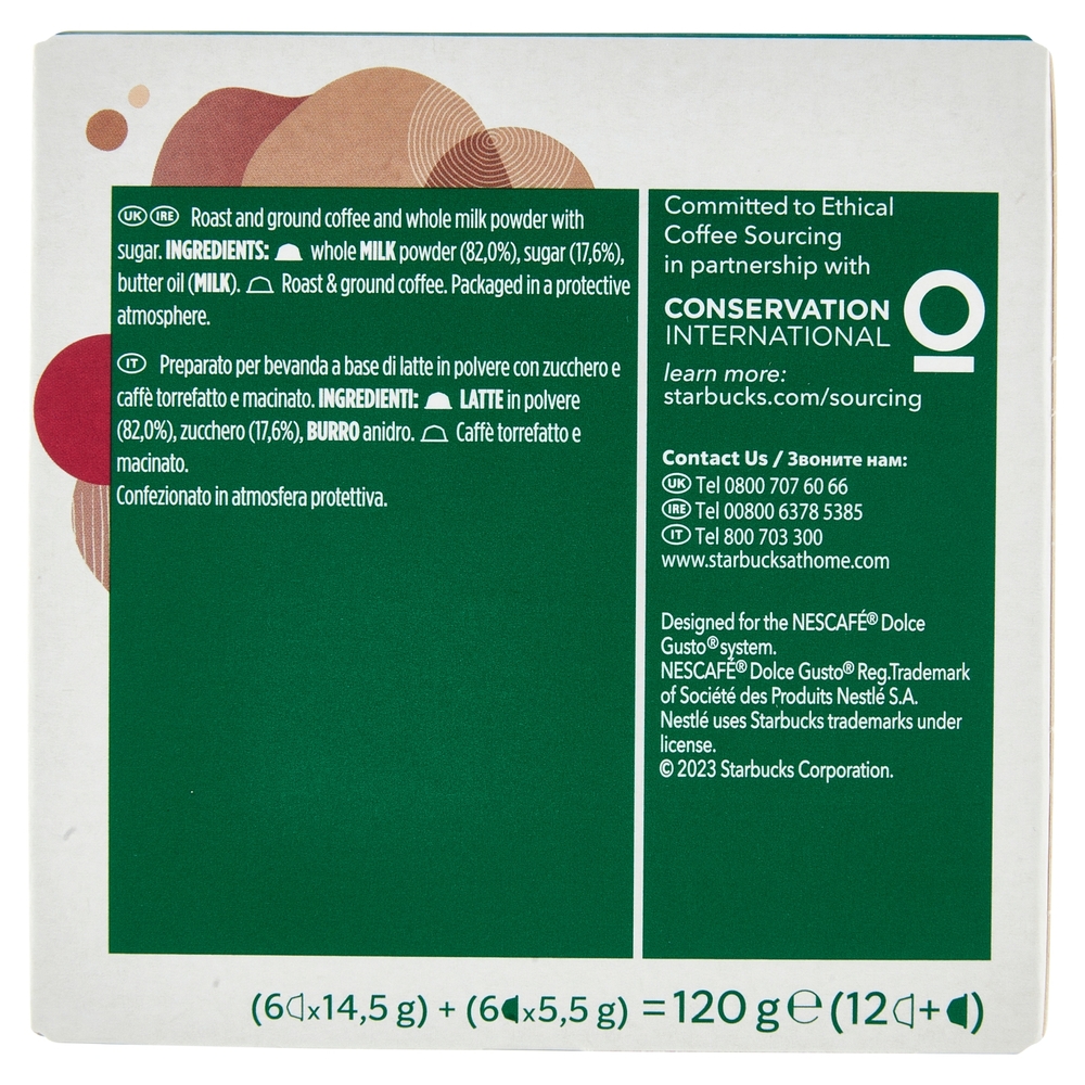 STARBUCKS Cappuccino by Nescafé Dolce Gusto Cappuccino 12 capsule 120 g